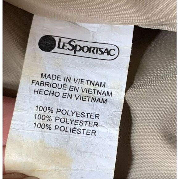 LeSportsac Deluxe Everyday black POLKA DOT EXPANDABLE Crossbody Shoulder Bag Pur - Picture 5 of 8